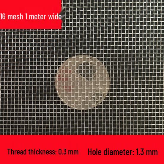 304 Edelstahlgewebe, 6-500 Maschen, Industrielles verdicktes Metalldrahtfilter.