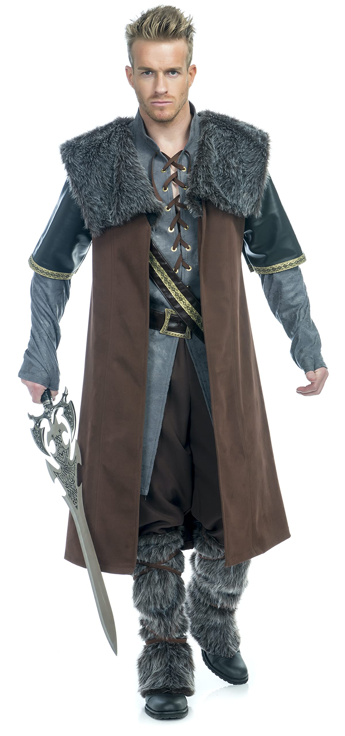 

Charades Medieval Warrior Medium Men s Costume, Gold, золотой