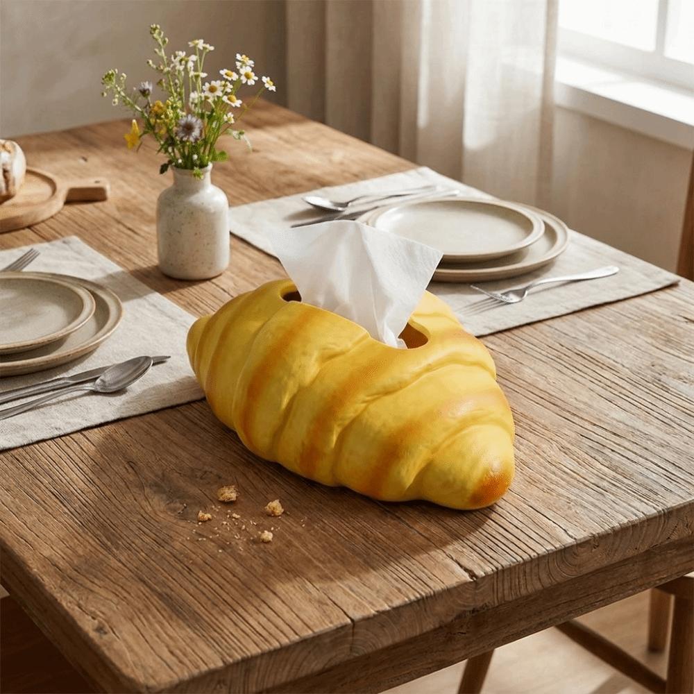 Realistic Bread Shaped Tissue Box Funny Tissue Dispenser Tissue Box Holder Kitchen
