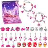 Christmas Bracelet with 31 Grids for Advent Calendar Gift