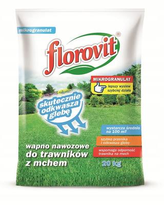 Florovit Lime Granulate Fertilizer 20 For Lawns With Moss 1 Pc
