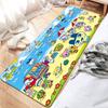 Classic T-Tamagotchi Cut Friend Game Floor Mat Non-Slip Laundry Room Mat Laundry Decor Balcony Child Living Room Bedside Mats