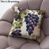 Vintage Grape Vine Watercolor Throw Pillow Covers Pattern Cushion Cover Suitable For Sofa Bedroom Car Pillow Cover