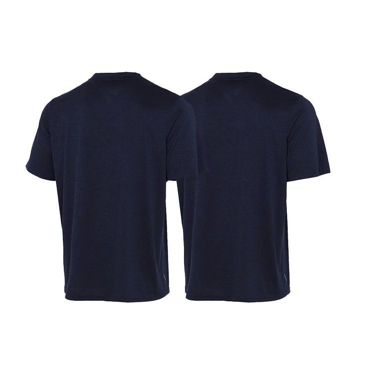 Puma Reflective Casual Sports Round Neck Short Sleeve T-Shirt Men Tops Blue 520139-06