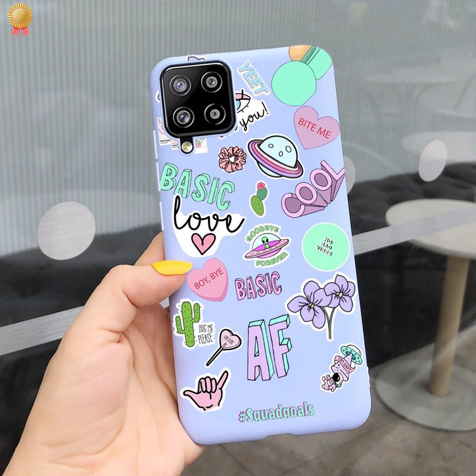 Für Samsung Galaxy A12 A42 Hülle Niedliche Cartoon Weiche Silikon Stoßstange Abdeckung Für SamsungA12 Funda Samsung A12 A42 A 12 42 Handyhülle