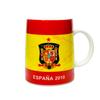 Kubek Pamiątkowy Mistrzostw Świata w Piłce Nożnej - Ceramiczny Kubek do Kawy z Nadrukiem Godła Drużyny, 350ml, Bezpieczny w Kuchence Mikrofalowej i Zmywarce, Idealny Prezent dla Fanów Piłki Nożnej