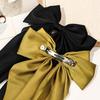 Elegant Bow Barrettes Women Temperament Ponytail Hairpin Hair Clip Girls Black Red Big Ribbon Hair Clip Fashion Hair Accessories