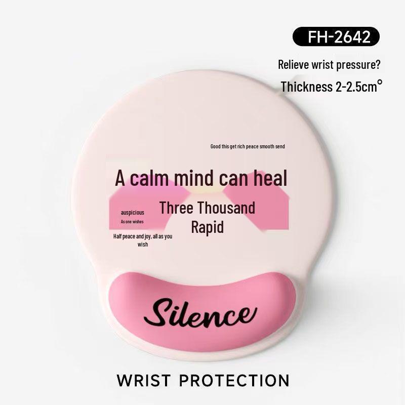 

Women s Non-Slip Creative Ink Style Wrist Rest Mouse Pad for Office