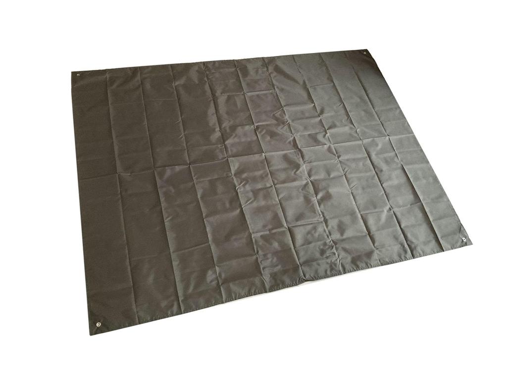 Seekdem SD-GS200GR Ground Sheet, Luggage Placement Sheet, Ground Cloth, 200cm x 150cm, Olive Green, Waterproof, for Camping and Outdoor Use