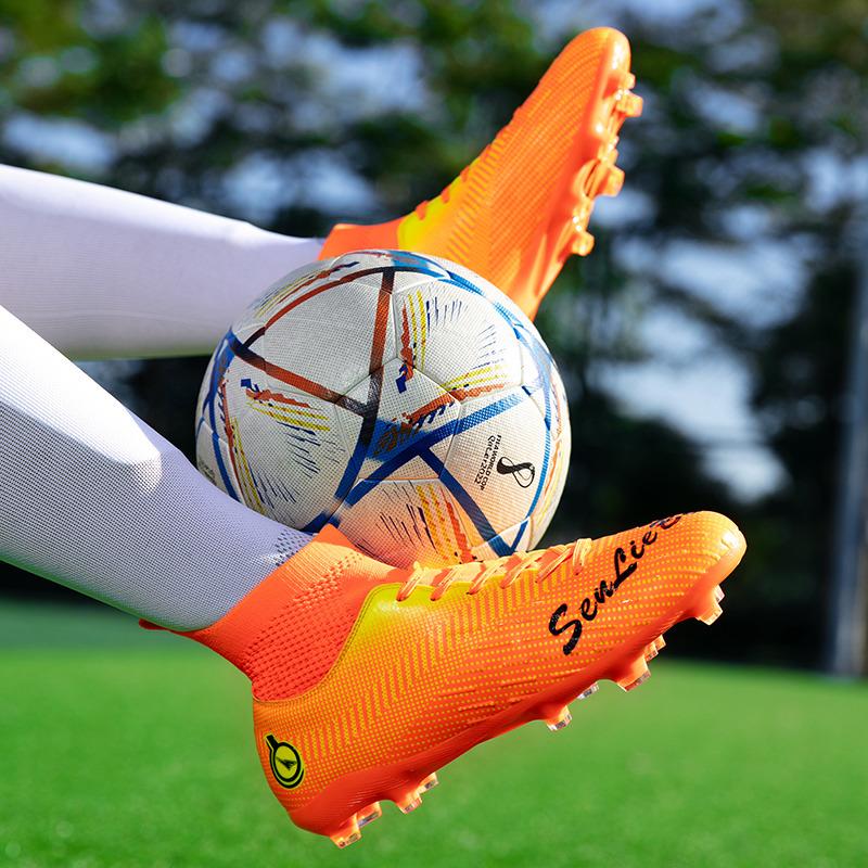 Super Star Fashion Purple Men's Football Boots Big Size 46 AG Original Professional Soccer Cleats Men Women Futsal Sneakers Men