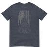 F14 Tomcat Jet Fighter Vintage American Flag 14th July Tshirt