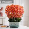 Luxury Phalaenopsis Artificial Flower Arrangement for Living Room Dining Table Decor