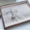 Chaveiro Elegante de Pérolas Imitadas com Contas em Forma de Laço, Ornamento de Bolsa, Nó Borboleta, Joias para Bolsas e Acessórios
