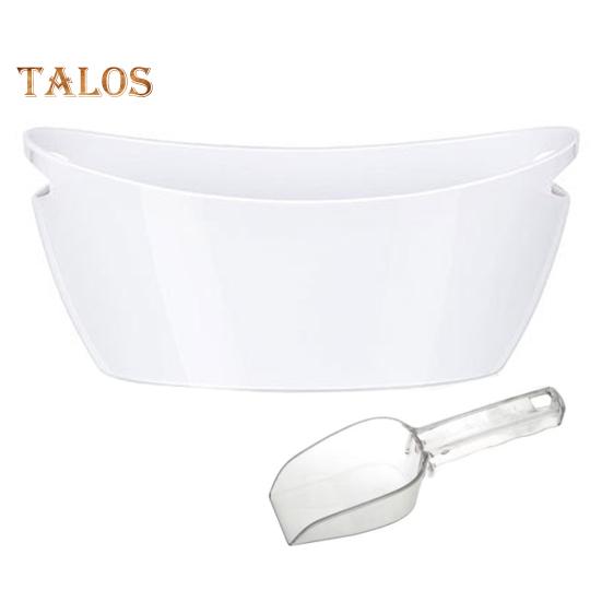 

5,5 л бочка для ледяного вина для вечеринок прозрачное ведро для шампанского с совком легко чистить ведра для напитков ведро для вечеринок большая емкость для вина белый