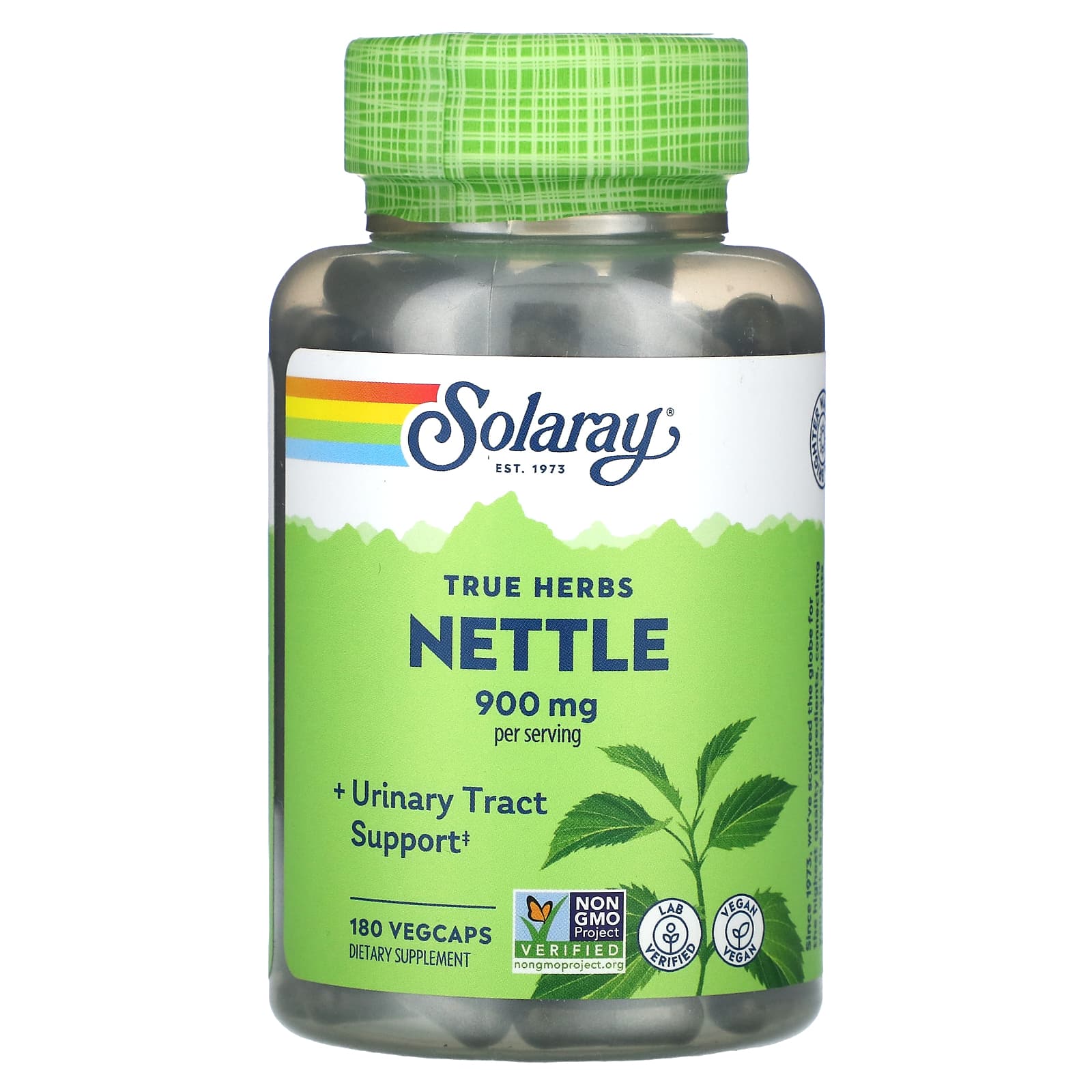 

True Herbs, Nettle, Veggie Capsules, 180 Capsules (450Mg per Capsule)