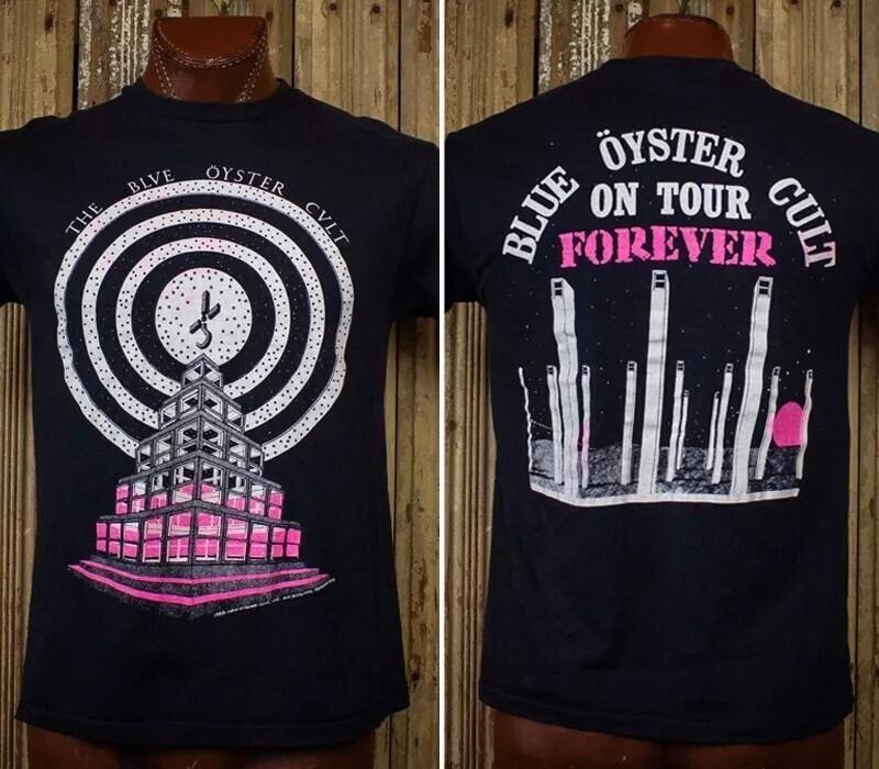 

Blue Oyster Cult Forever Tour Concert T shirt 1988 Black 2 Side Men Women Unisex T-Shirt XXXXL