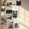 6/915/20pz Carte Ins Biglietto Messaggio Cartolina Decorazione Muro Camera da Letto Adesivi Murali Decorativi Decorazione Stanza Oggetti di Scena per Fotografia