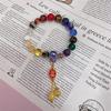 Ash-glazed Glass Bracelet, Same Style As On Xiaohongshu, Gold-leaf Multi-treasure Gold-swallowing Beast Bracelet, Perfect with Gold-leaf