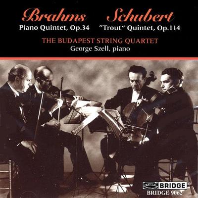 CD BUDAPEST QUARTET, FRANZ SCHUBERT, J - Piano Quintets BRIDGE9062 Bridge Records 1996 US Classical Used