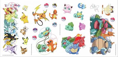 RoomMates RMK4150SCS Pokemon Favorite Character Peel and Stick Wall Decal