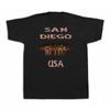 San Diego USA State Souvenir Ball Pastcard City Team T Shirt Funny Casual Tee
