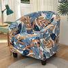 Split Style Armchair Cover Elastic Spandex Armchairs Covers Living Room Single Sofa Couch Slipcovers With Seat Cushion Covers