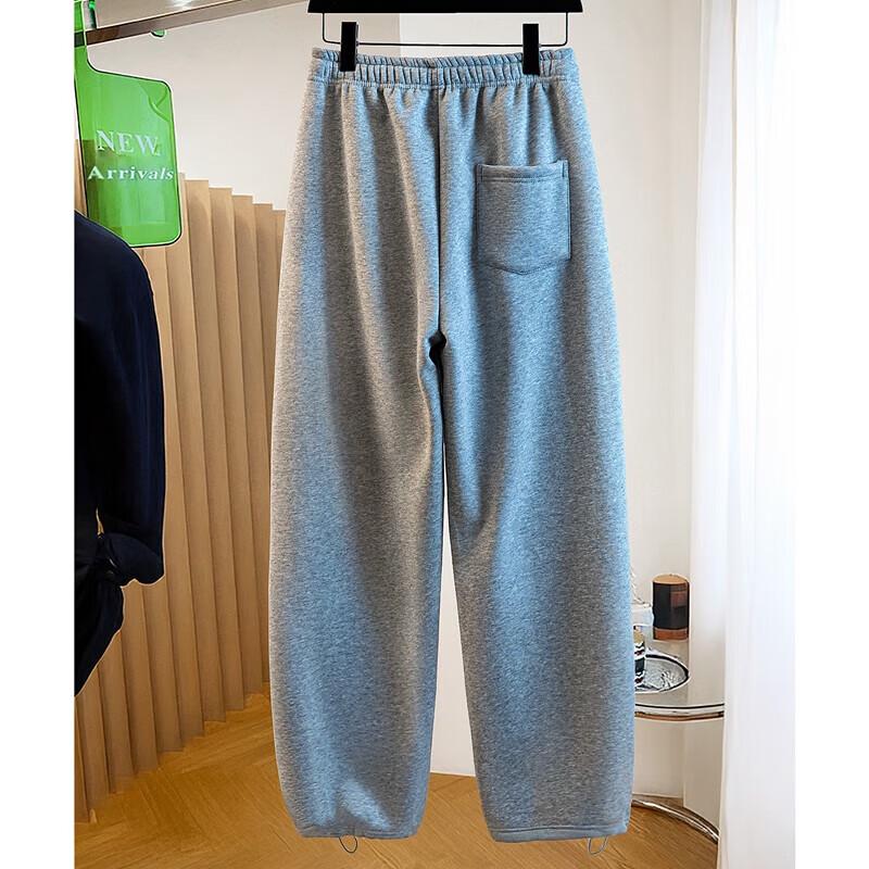 SIBASHE Women's Loose Fit Fleece Lined Drawstring Casual Pants