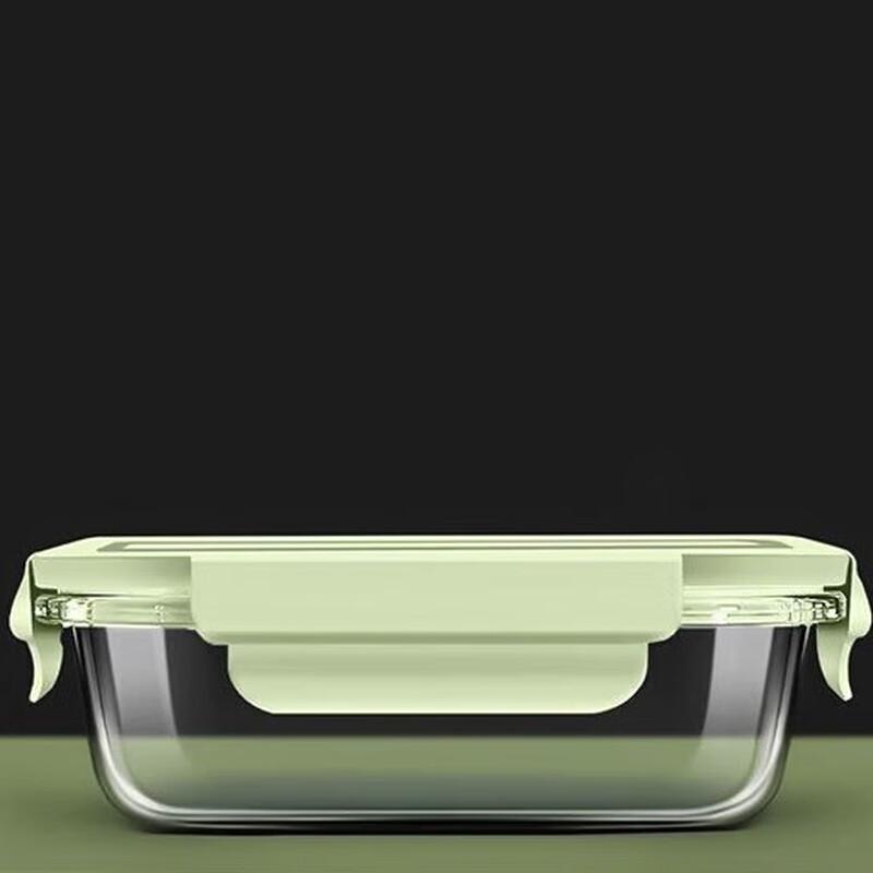 Mikrowellengeeignetes Borosilikatglas Lebensmittelbehälter-Set