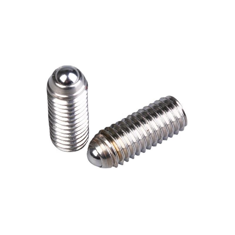304 Stainless Steel Hex Socket Ball Spring Plunger Screws