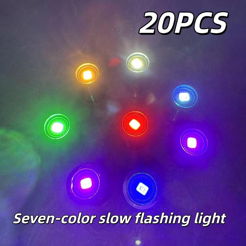 10/20Pcs Tiny Light Toys Mini Led Lamp Model For Diy Model Making Dollhouse Balloons Party Decor Hand Craft Sandtable Layout