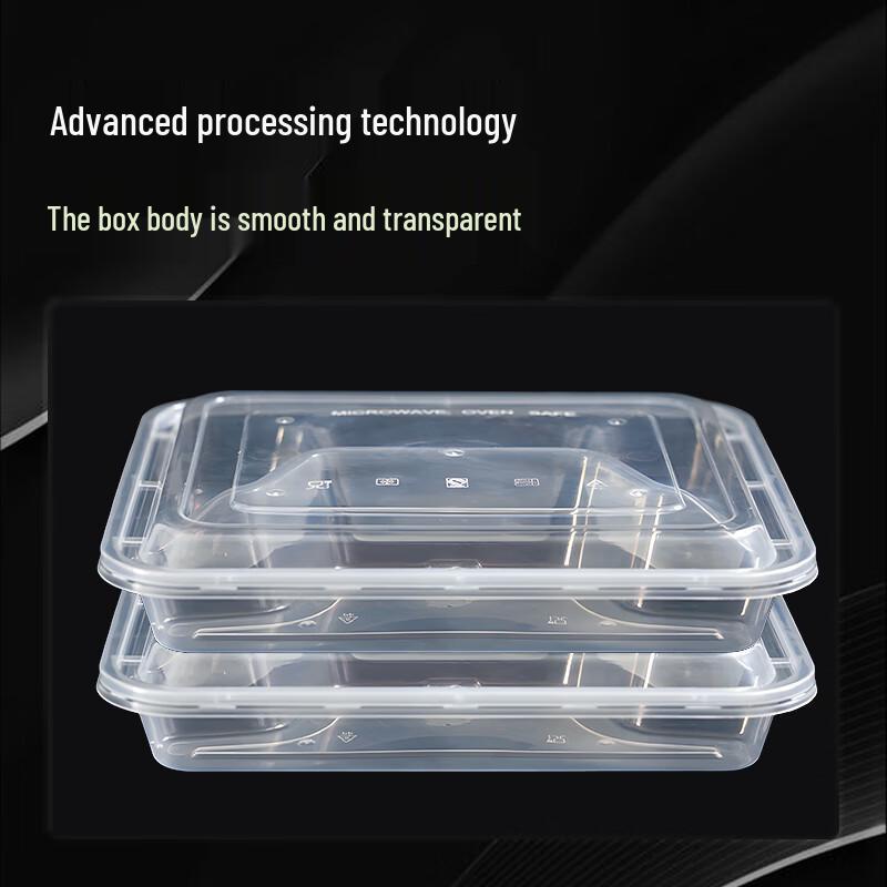 Yishengtong Disposable 4-Compartment Microwavable Lunch Boxes
