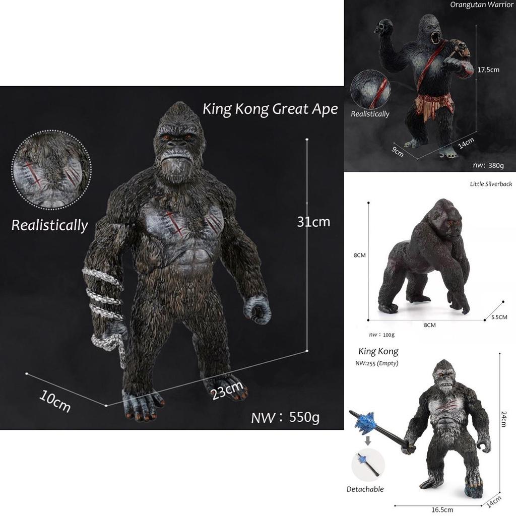 King Kong Gorilla Model Figure Skull Island Toy Perfectly Crafted Pvc Collectible For Imagination And Fun