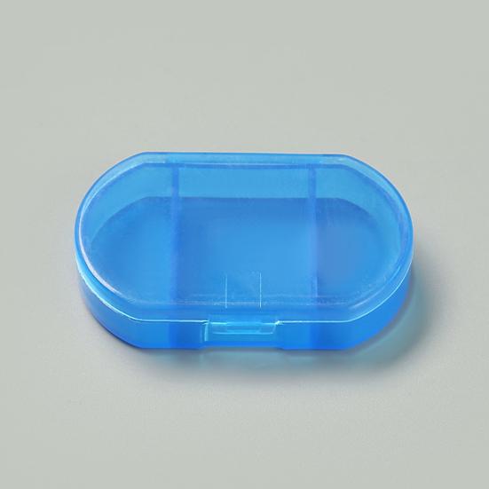 2 Stück Pillendose Lichtgeschützt Fächergeteilt Transparent Staubdicht Tragbar Handgepäck Pillenspender Box Haushaltswaren