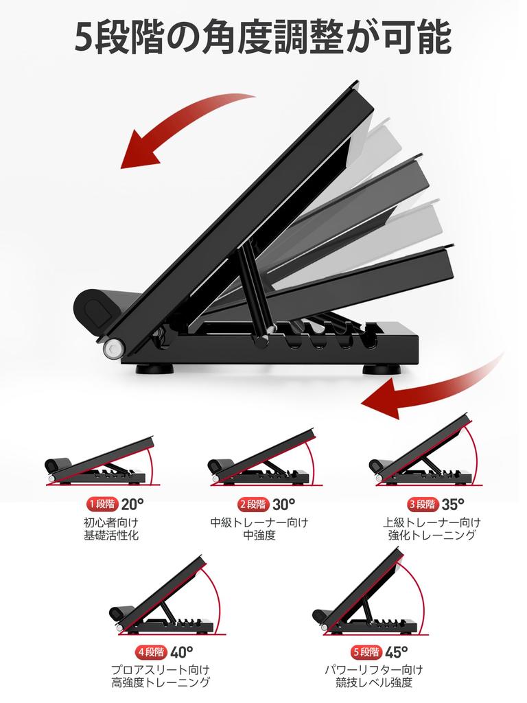 PROIRON Stretch Squat Achilles Tendon Stretching Calf Stretch Ankle Flexibility Stretching Inclined Calf Achilles Calf Stretch Board, Wedge, 2-in-1