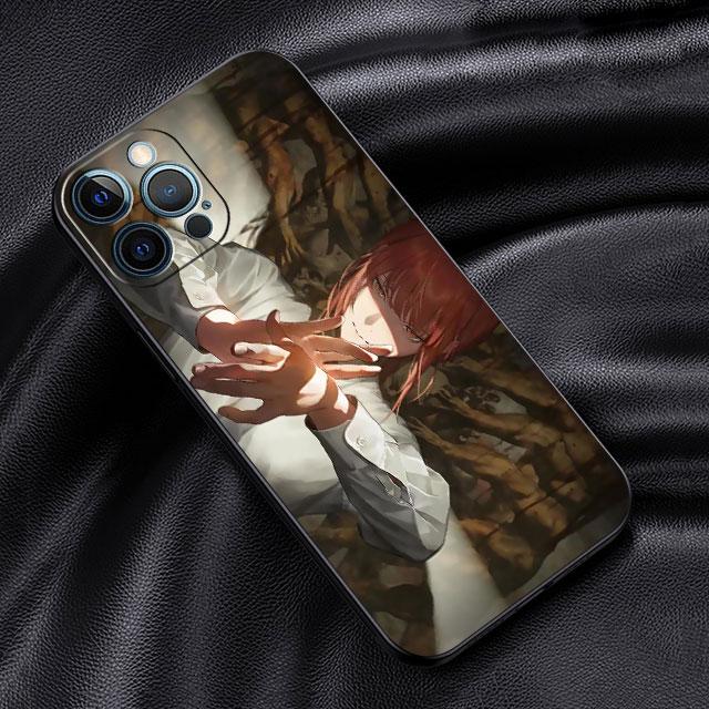 Soft Case For Apple iPhone 11 13 Pro Max 14 12 Mini 7 8 Plus X XS XR SE 2020 6 6S 5 5S Phone Cover Funda Chainsaw Man Makima Sac