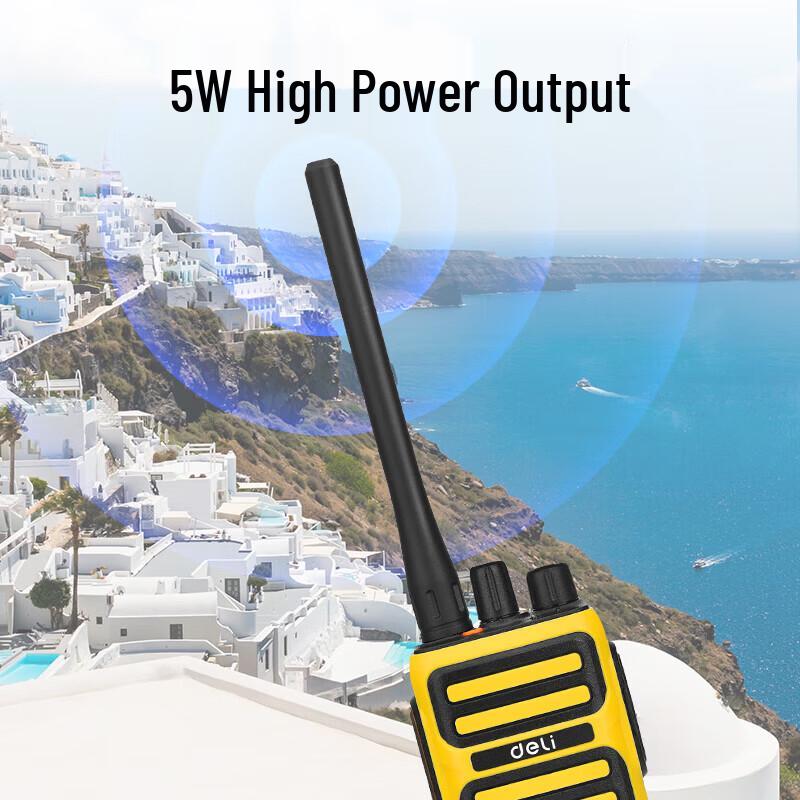 Deli DLB418Y Professional Walkie-Talkie (CN Version)