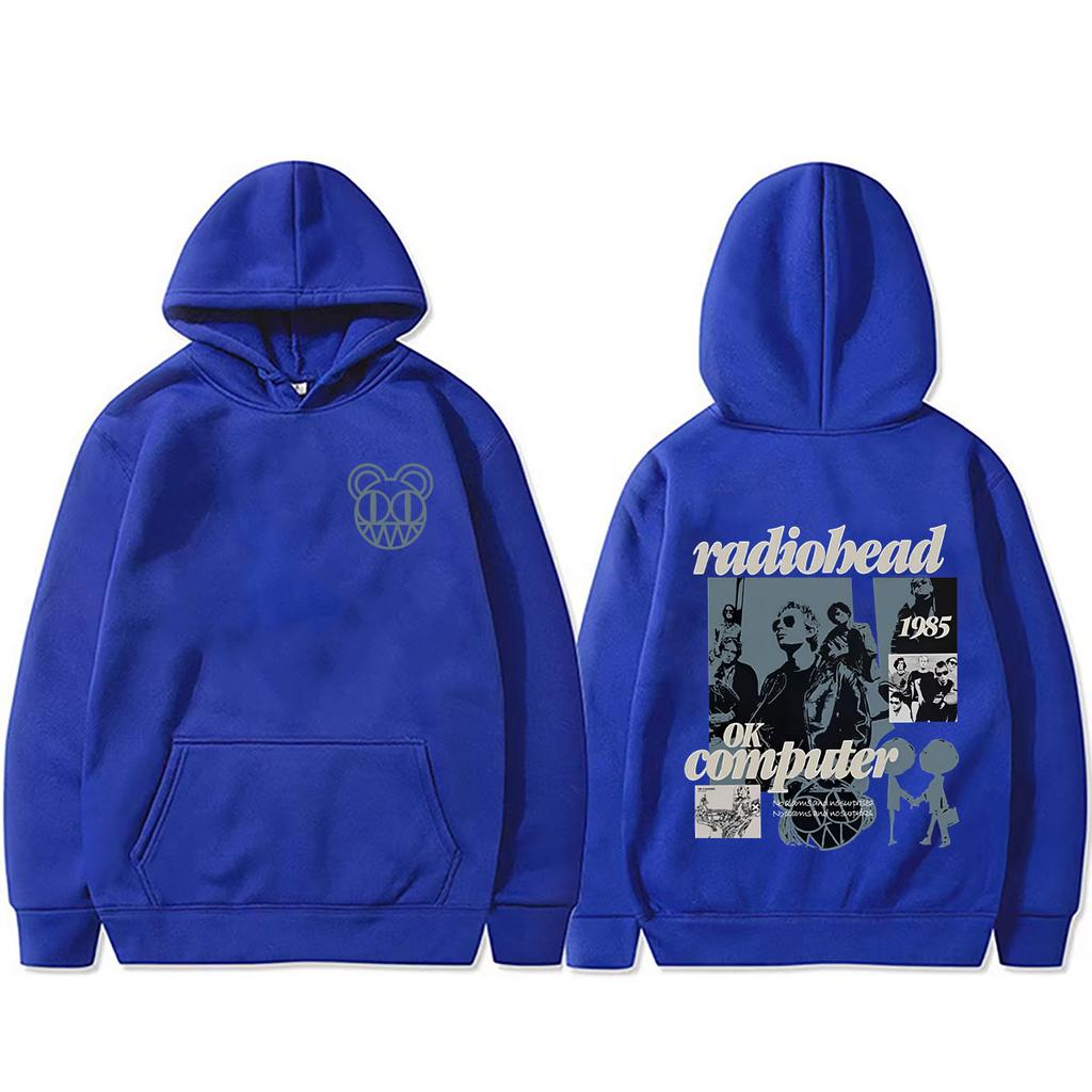 Rock Band Radiohead OK Computer Graphic Hoodie Men Women Hip Hop Oversized Sweatshirt Men's Fashion