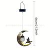 Solar Powered Garden Stake Lights Outdoor Decorative Iron Art Landscape Lamps for Patio Yard Pathway Ambient Lighting