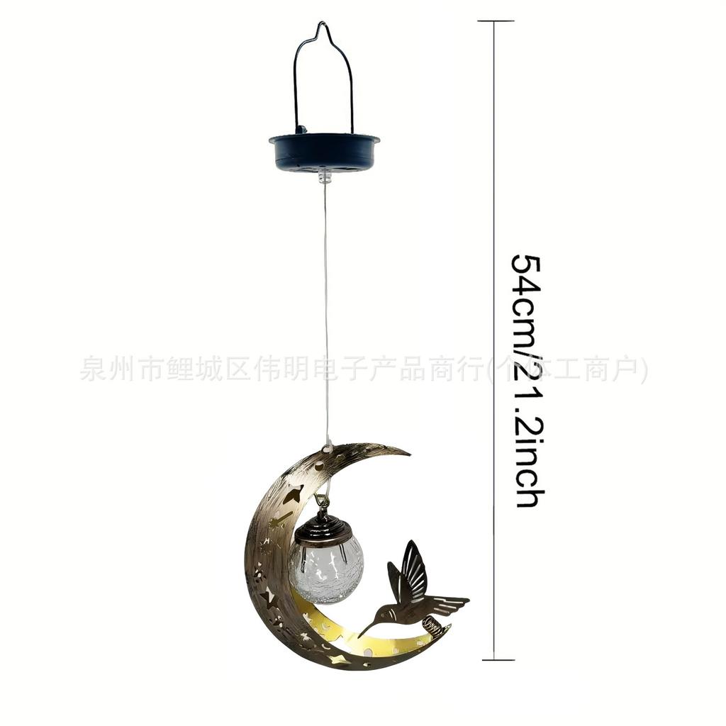 Solar Powered Garden Stake Lights Outdoor Decorative Iron Art Landscape Lamps for Patio Yard Pathway Ambient Lighting