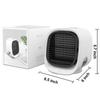 Mini Portable Air Conditioner 3 Colors Light Conditioning Humidifier Purifier USB Desktop Air Cooler Fan with Water Tank Home 5V