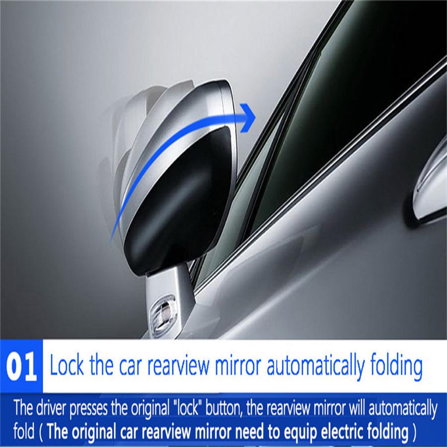 Car Intelligent Side Mirror Rear View Mirror Lock Folding Closer System Modules