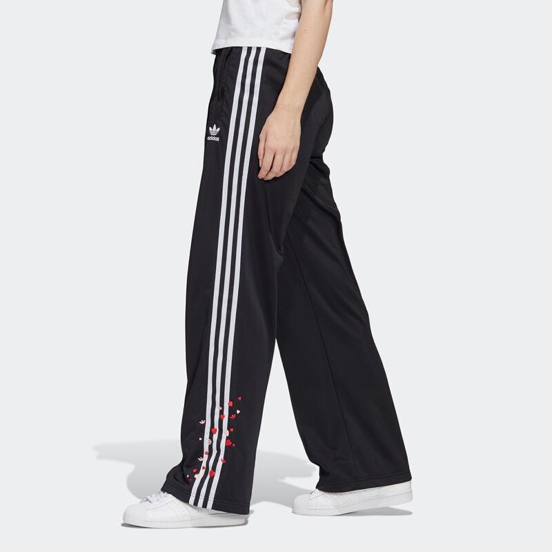 Adidas Originals Loose Fit Sports Long Pants Women Bottoms Black GK7178