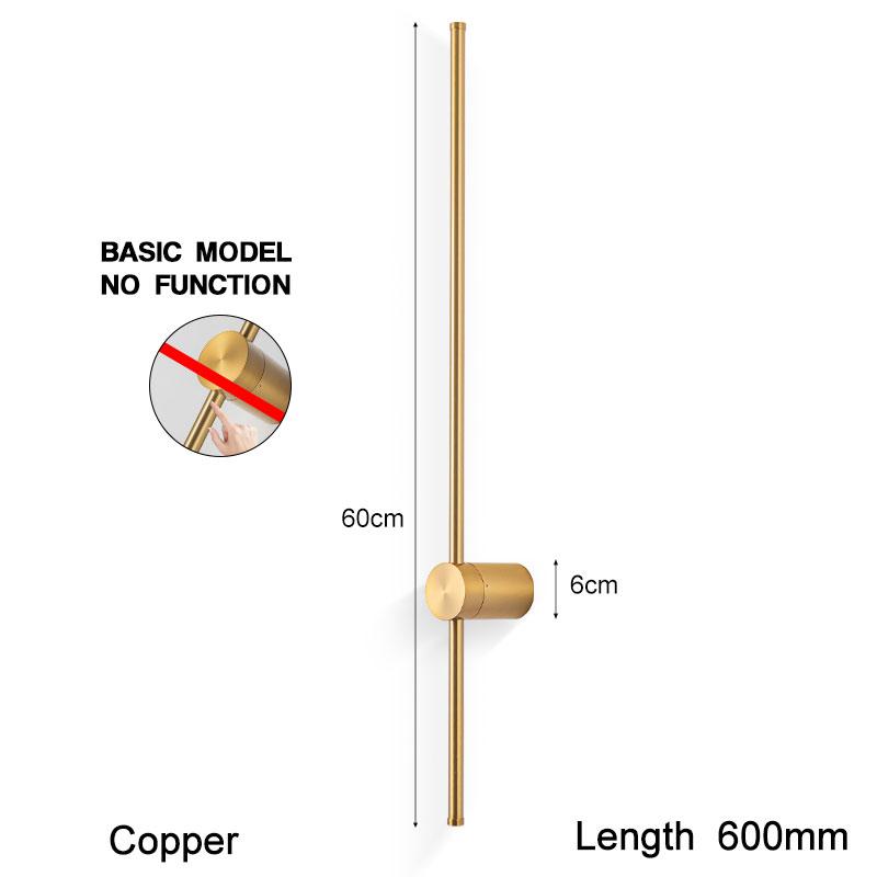 

Светодиодные настенные светильники Nordic Black Copper для дивана, спальни, внутреннего освещения, вращающиеся на 360°, декор для дома, лестницы, прохода Neutral Light