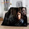 Die Twilight Saga HD-bedruckte weiche Plüschdecke, Flanelldecke, Überwurf, Decke für Wohnzimmer, Schlafzimmer, Bett, Sofa, Picknick, Abdeckung für Kinder