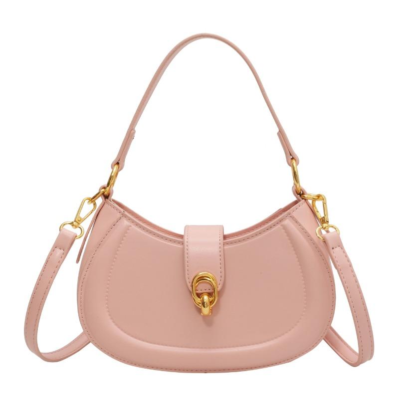 New Bag Women's Simple Messenger Bag Women's Bag Texture Fashionable Saddle Bag Women Are Popular Today