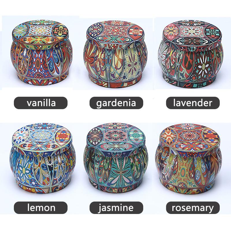 Aromatherapy Candle Creative Scent Candle Vegetable Oil Aromatherapy Candle Six-Piece Set