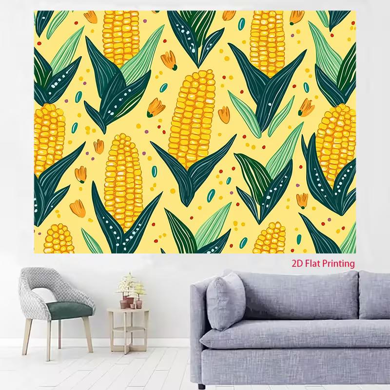 

Harvest Corn Backdrop for Thanksgiving Party, Photoshoot and Live Stream Background 47.2x31.5inch/120*80cm