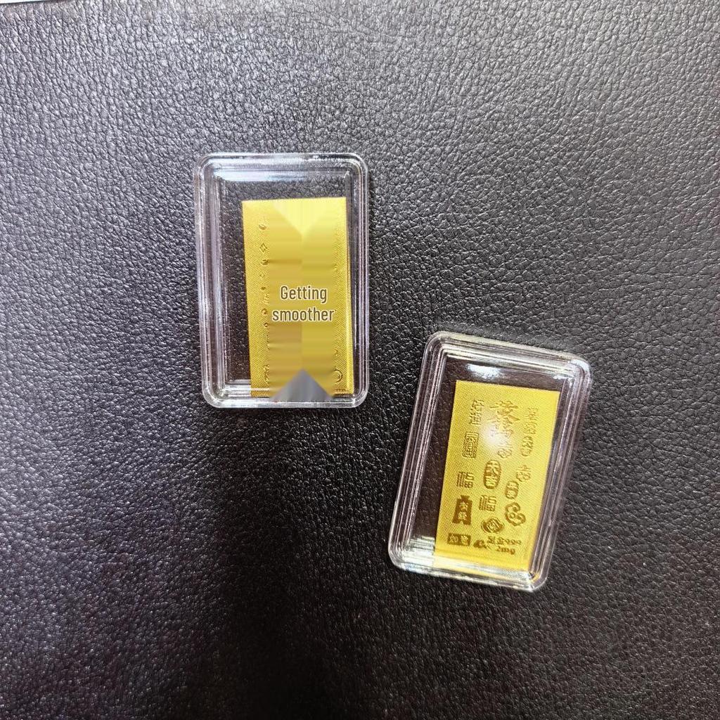 Gold Mobile Phone Sticker 999 Pure Gold - Prosperity & Wealth Charm Gift
