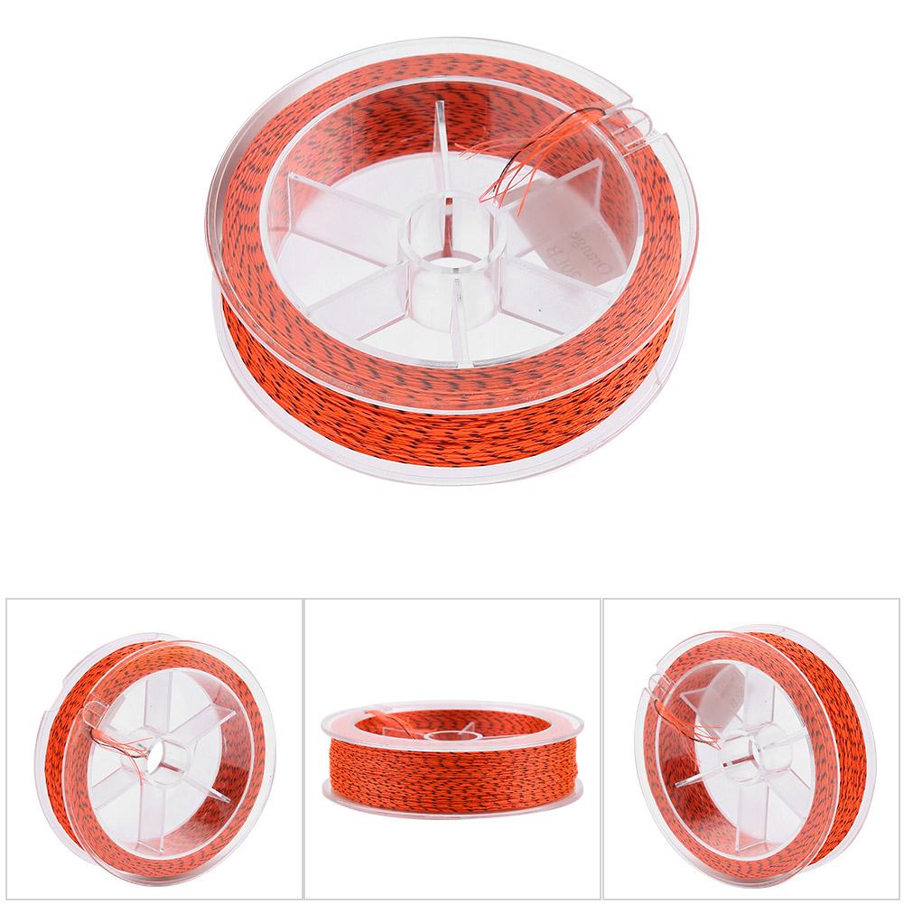 100M Nylon Fly Fishing Line Add Line Cup Extension Spare Lines (Black+Orange)