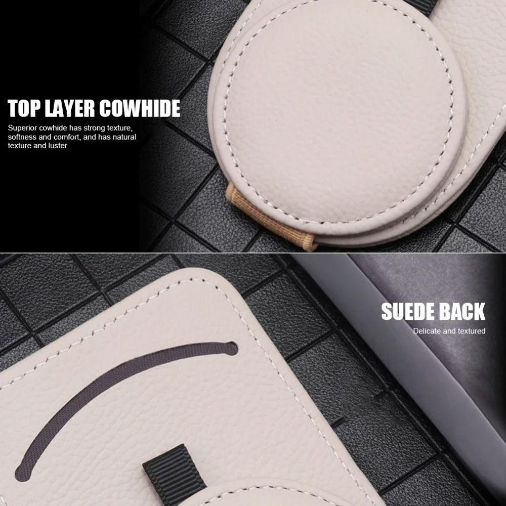 Multifunctional Storage Sun Visor Sunglasses Frame Magnetic Eyeglass Hanger Clip  for Car Interior